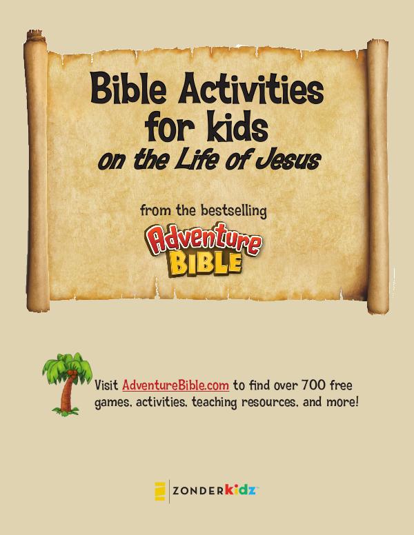 NIV Adventure Bible Life of Jesus Activities