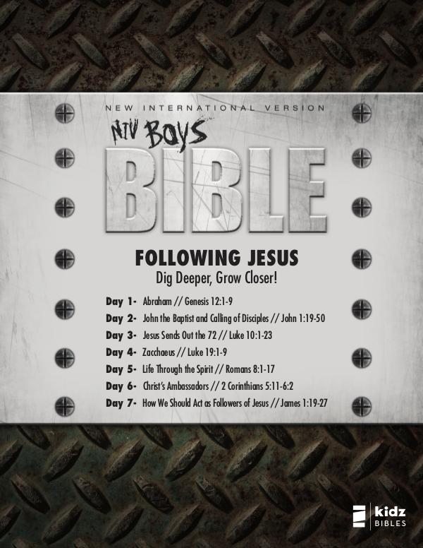 NIV Boys Bible NIV Boys Bible | Reading Plan