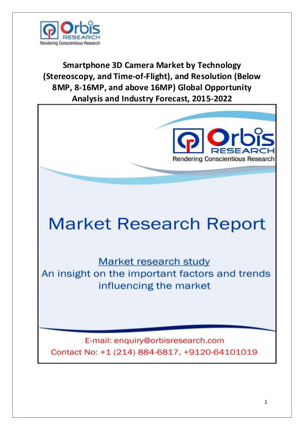 Market Research Reports 2022 Global Smartphone 3D Camera Industry