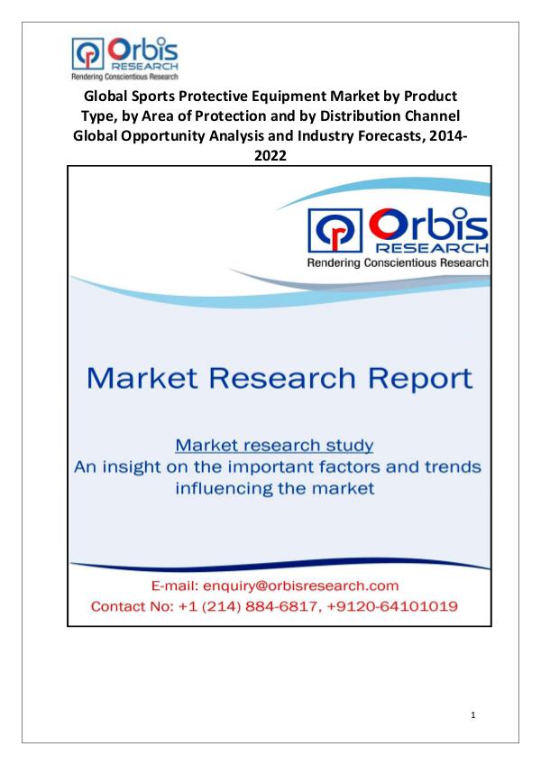 Market Research Reports Sports Protective Equipment Industry Worldwide