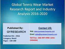 Global Tennis Wear Market 2016 Industry Trends, Growth, Analysis