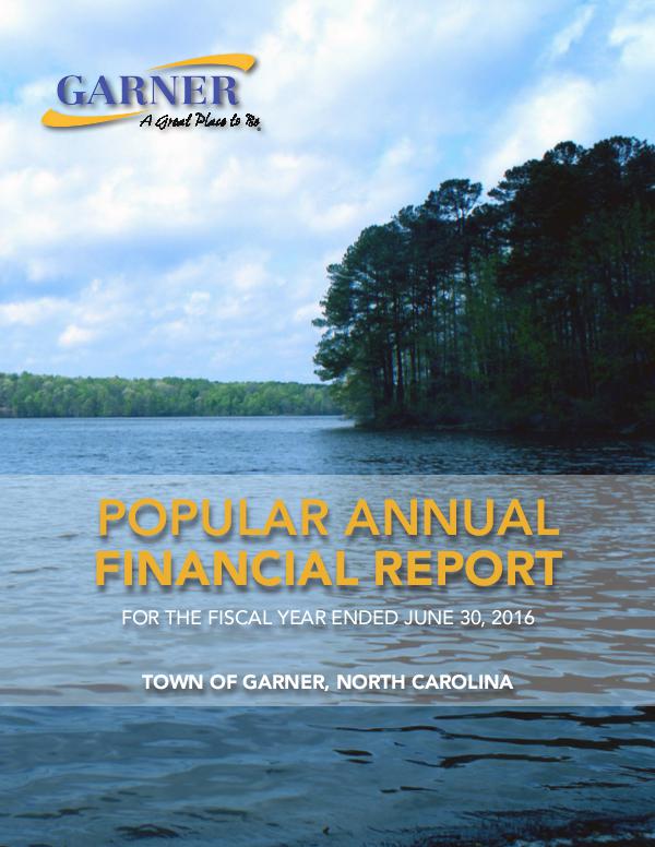 Popular Annual Financial Report - 2016 For the fiscal year ended June 30, 2016