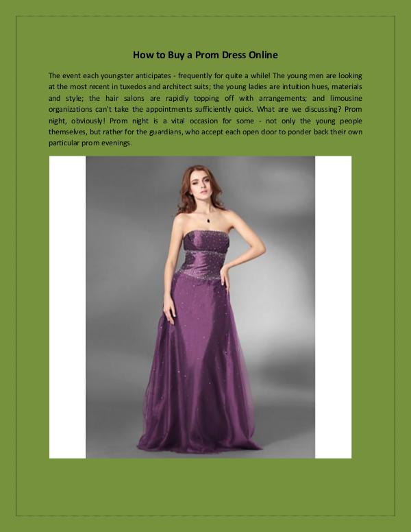 How to Buy a Prom Dress Online? How to Buy a Prom Dress Online?