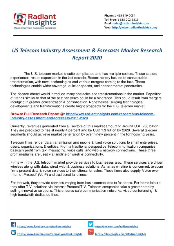 Research Analysis Reports US Telecom Industry