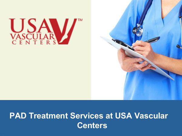 PAD Treatment Services at USA Vascular Centers PAD Treatment at USA Vascular