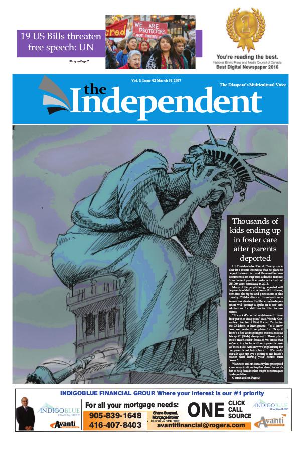 The Independent March 31 2017 The Independent March 31 2017