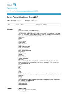 Europe potato chips market report 2017