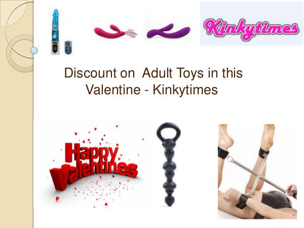Discount on Adult Toys in this Valentine - Kinkytimes Discount on Adult Toys in this Valentine