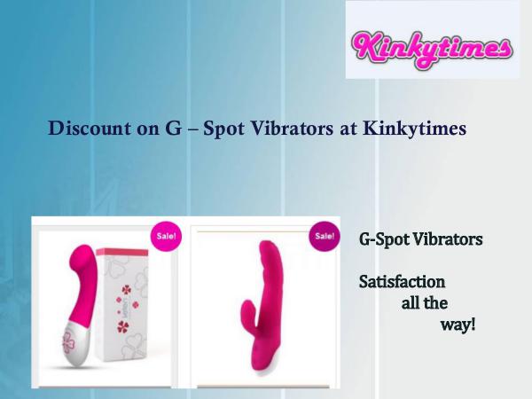 Adult Toys, Sex Toys Online at Kinkytimes Discount on G – Spot Vibrators