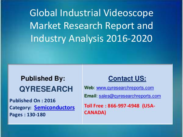 Industrial Videoscope Market 2016 Trends