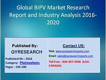 Global BIPV Market 2016 Analysis, Regional Outlook and Strategies