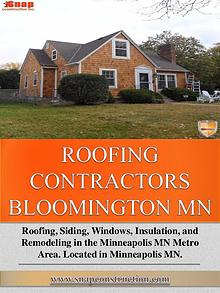 Roofing Contractors Bloomington Mn
