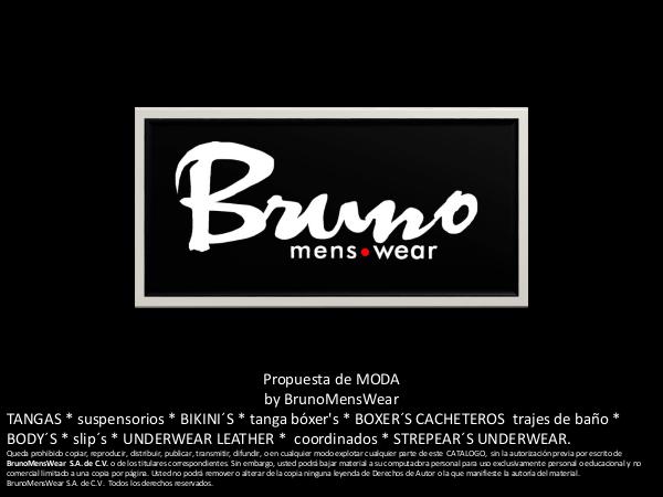Catalogo General 2017 by #BrunoMensWear Concentrado de prendas