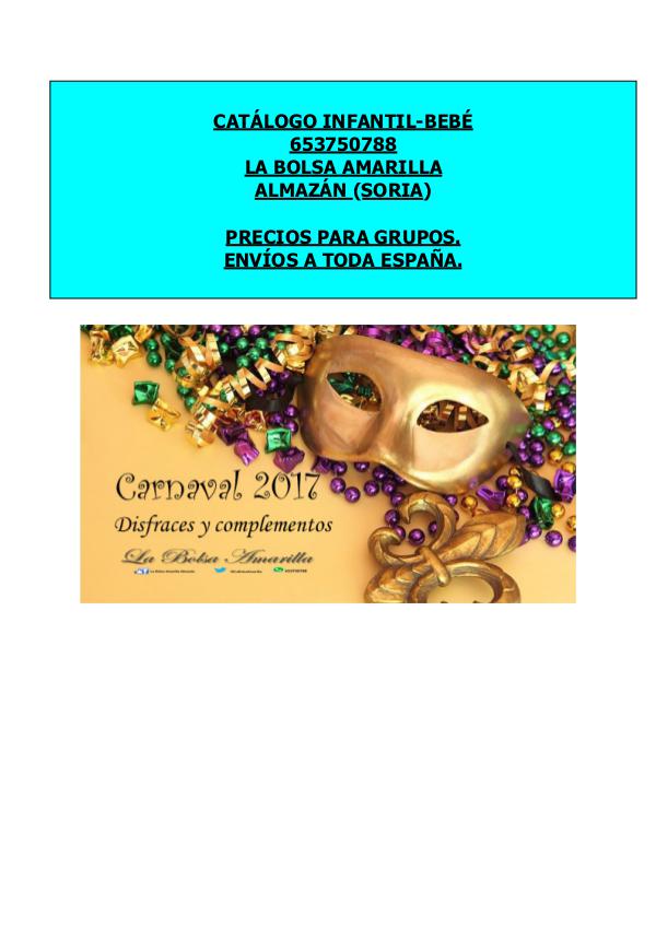 Catálogo infantil carnaval 2017 2017- 101