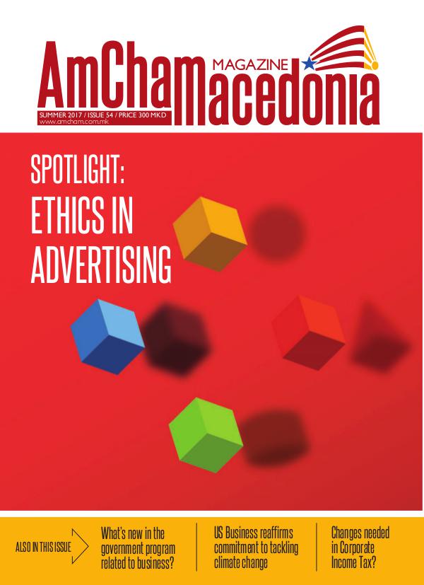 AmCham Macedonia Summer 2017 (Issue 54)