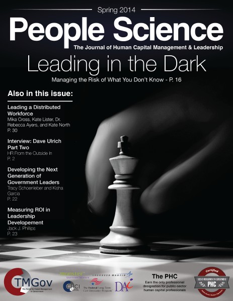Journal: People Science - Human Capital Management & Leadership in the public sector Volume 1, Issue 2 Spring/Summer 2014