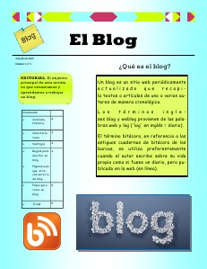 Revista digital blog Volumen 1