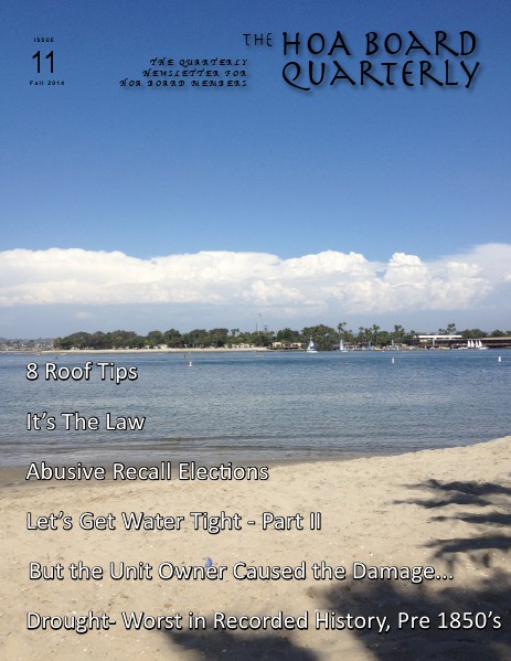 The HOA Board Quarterly Fall 2014 Issue #11