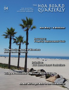 The HOA Board Quarterly Fall 2012 Issue #4