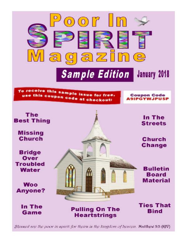 Poor In Spirit Magazine Sample Edition