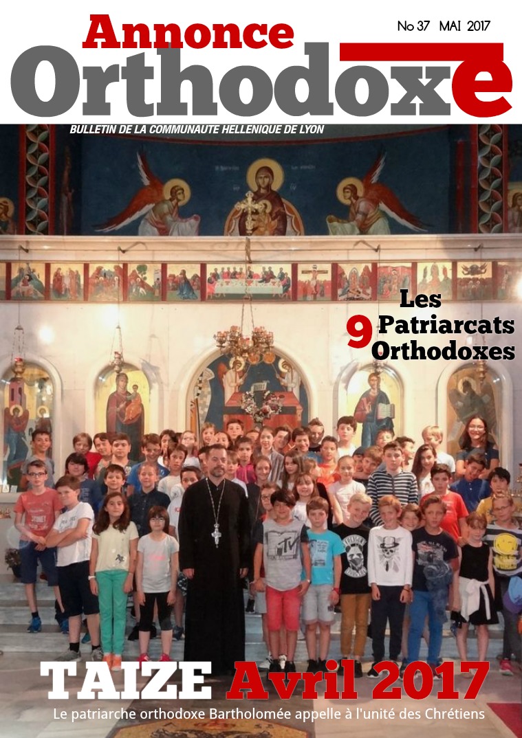 Bulletin Annonce Orthodoxe 37