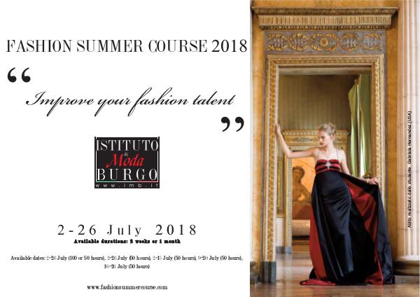 Istituto di Moda Burgo - Summer Courses fashion-summer-course