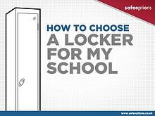 School Lockers - How to Choose One