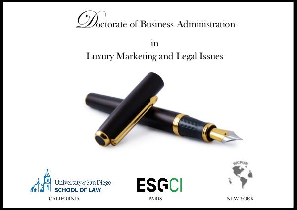 Doctorate of Business Administration in Luxury DBA
