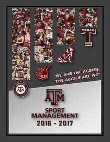 Texas A&M Sports Management Digital Yearbook 2017