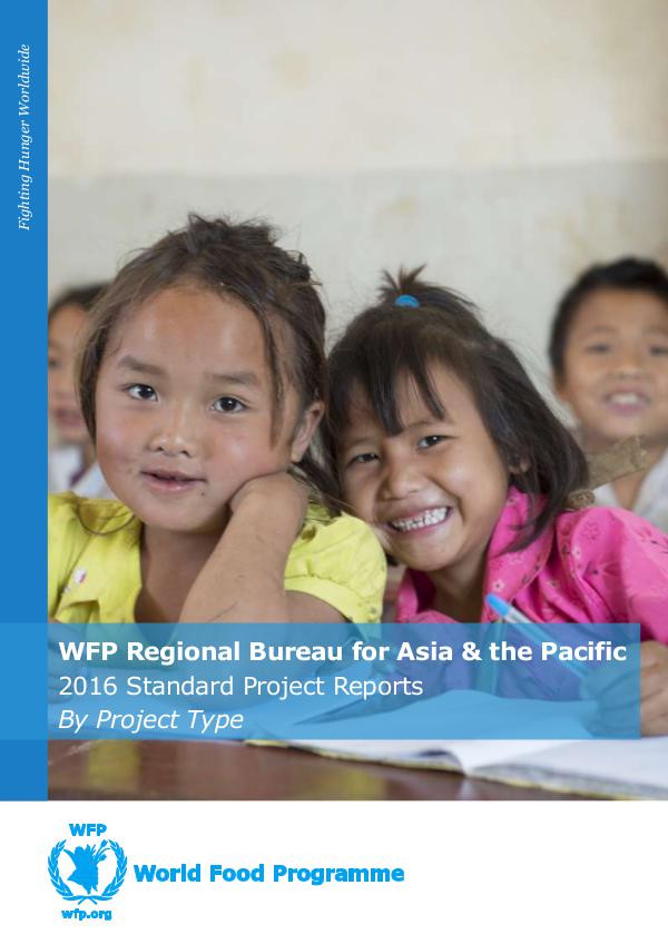 WFP Regional Bureau for Asia and the Pacific - 2016 SPRs RBB 2016 SPRs by project type