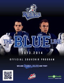 The Blue Line - Victoria Royals Game Program