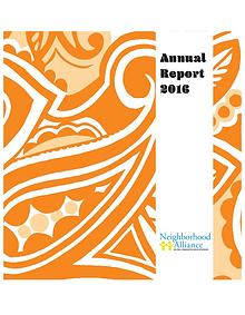 Neighborhood Alliance Annual Report 2016
