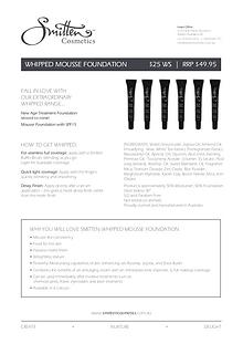 Smitten Cosmetics Product Information