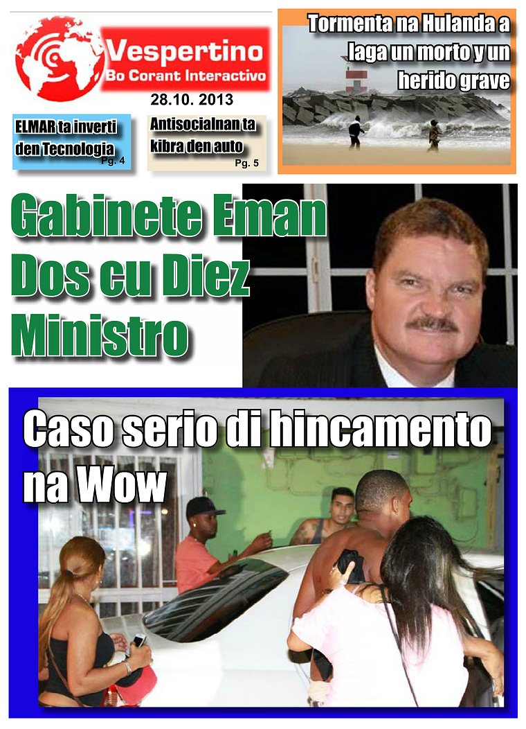E-Vespertino Edicion 28 di October 2013