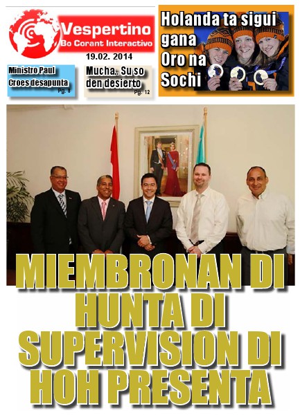 E-Vespertino Edicion 19 di Februari 2014