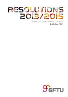 Resolutions 2013/2015