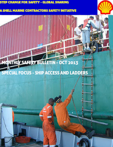 STEP CHANGE FOR SAFETY GLOBAL SHARING SEP 2013 - PILOT LADDERS