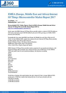 EMEA Internet Of Things Microcontroller Market by Product Types