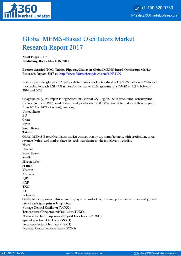 Report- MEMS-Based-Oscillators-Market-Research-Report-2017