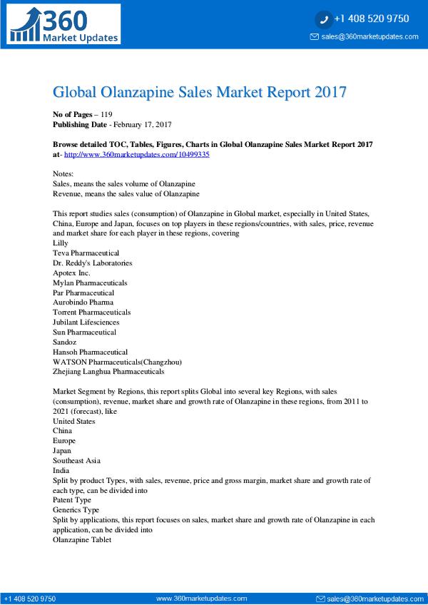 Report- Olanzapine-Sales-Market-Report-2017