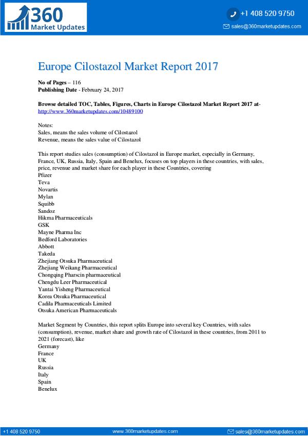 Report- Cilostazol-Market-Report-2017