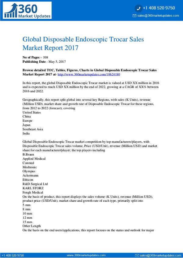 Disposable-Endoscopic-Trocar-Sales-Market-Report-2