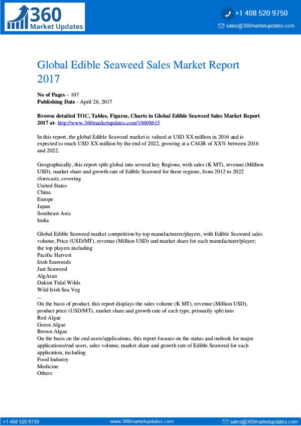 Market research Global-Edible-Seaweed-Sales-Market-Report-2017