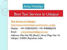Best Taxi Service in Udaipur