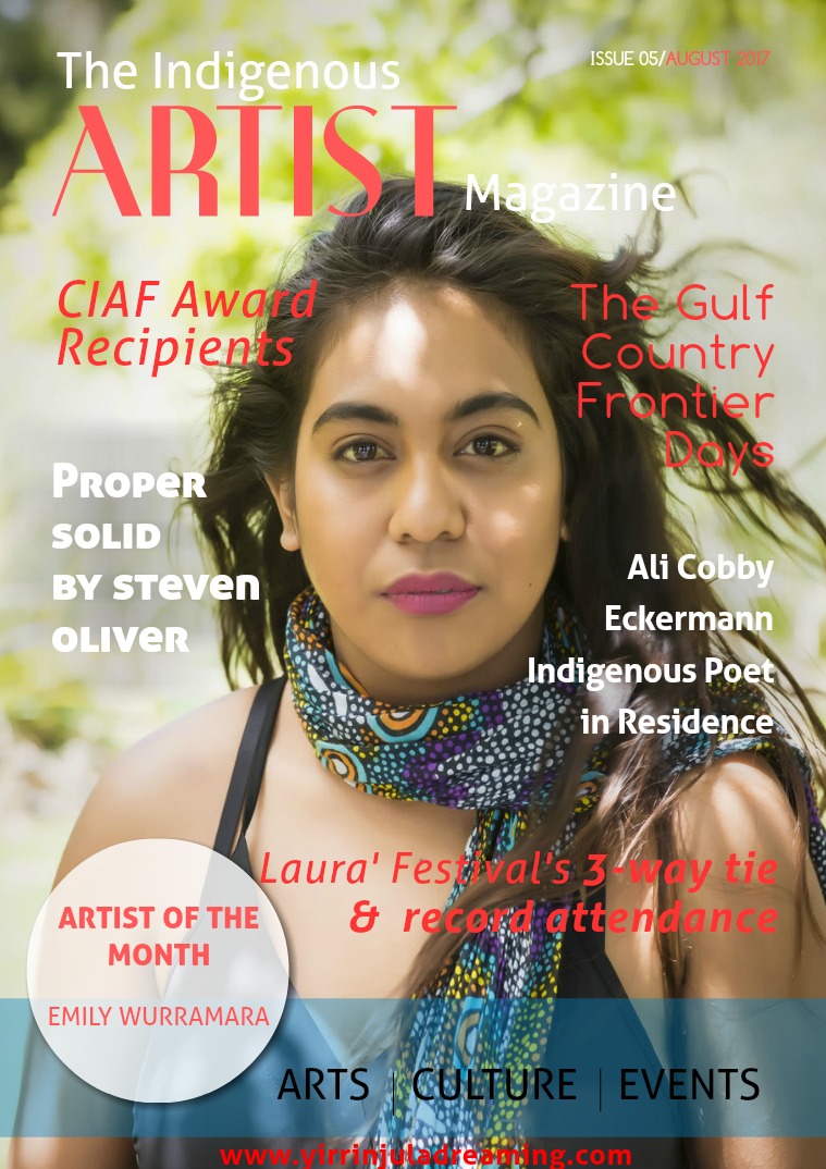 The Indigenous Artist Magazine Issue 5- August 2017