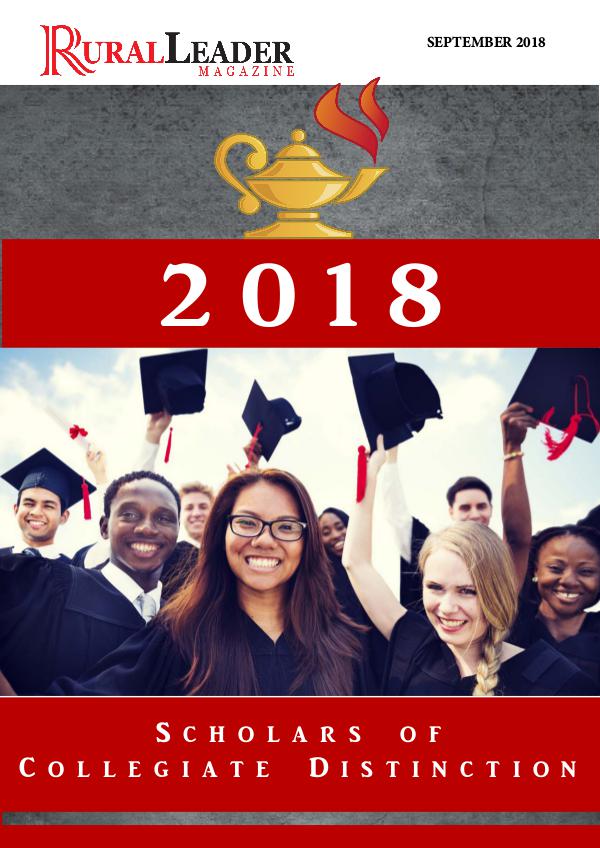 Scholars of Collegiate Distinction SEPTEMBER 2018