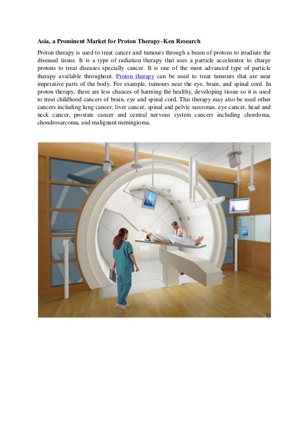 Market Research Report Proton therapy Global Market research Report,Asia