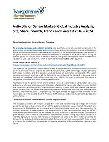 Anti-collision Sensor Market Growth, Price, Demand, and Analysis