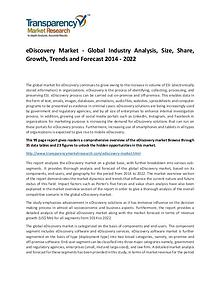 eDiscovery Market Growth, Demand, Price and Forecasts To 2022