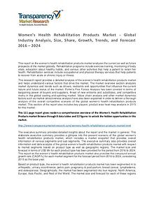 Women’s Health Rehabilitation Products Market Research Report 2016